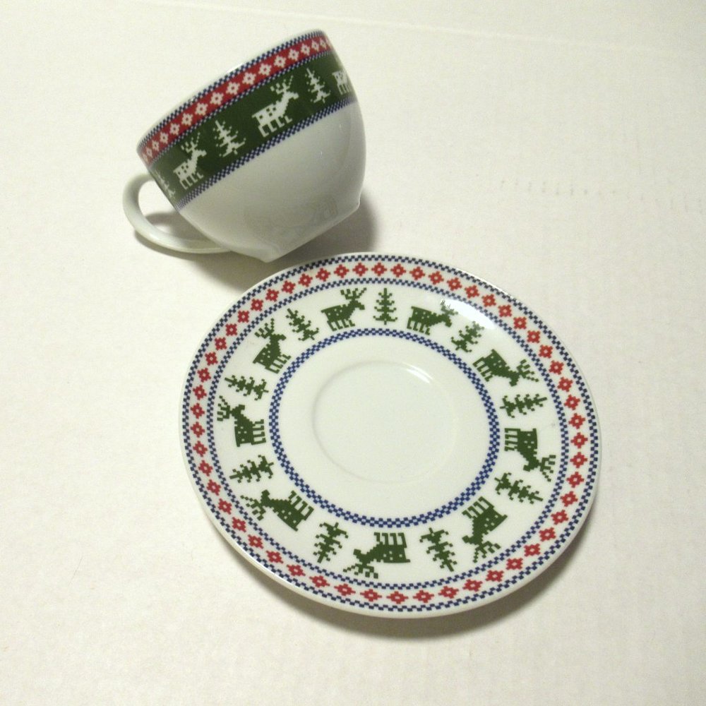 Wedgwood Reindeer Cup and Saucer